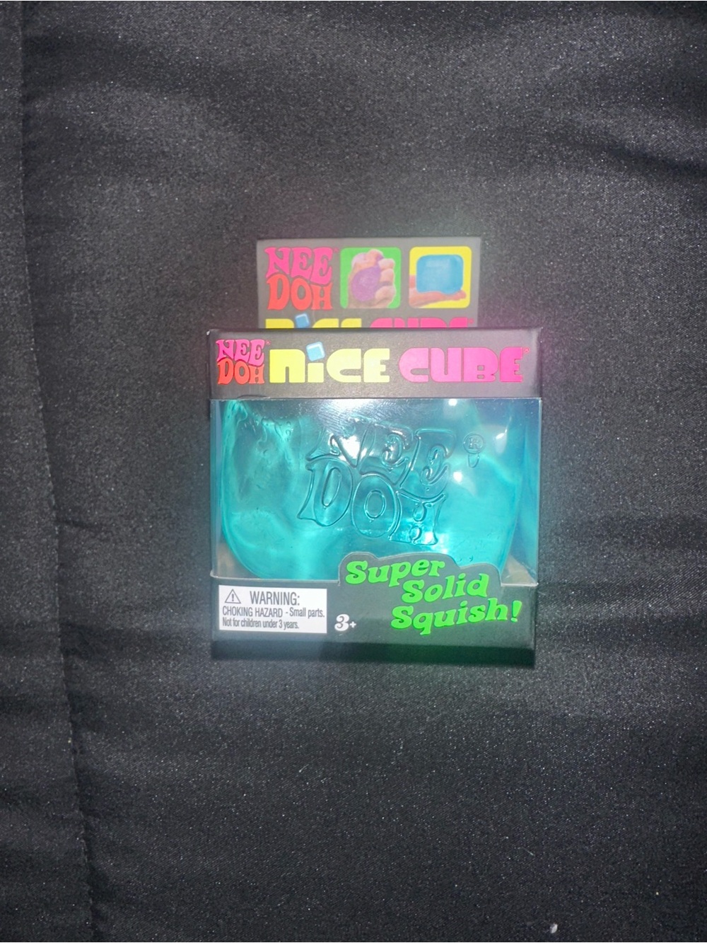 NEW Nee Doh Nice Cube - Super Solid Squish! (Blue) - Stress fidget relief toy